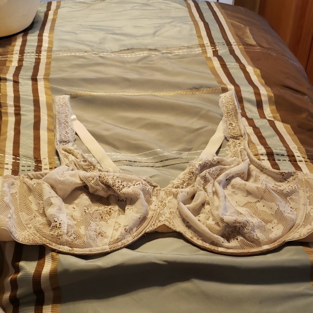 Stretchy lace Cacique full coverage bra